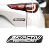 TECHNOLOGIA 3D SKYACTIV Logo Tylna naklejka na bagażnik samochodu Emblemat Naklejka na błotnik boczny dla CX-3 CX3 CX-5 CX5 CX-7 Atenza