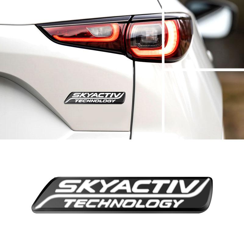 TECHNOLOGIA 3D SKYACTIV Logo Tylna naklejka na bagażnik samochodu Emblemat Naklejka na błotnik boczny dla CX-3 CX3 CX-5 CX5 CX-7 Atenza