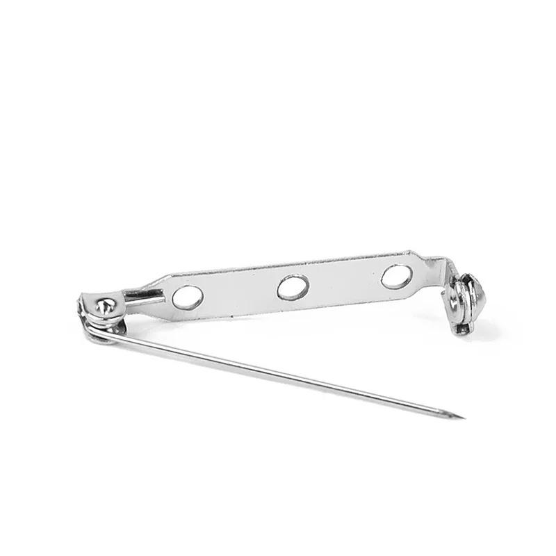 50 Stück Anstecknadeln Brosche Verschluss Rückseite Sicherheitsverschluss 25mm 1 Zoll Rollend DIY Zubehör Sicherheitsnadeln