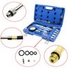 Professional AUTO TOOLS Petrol Engine Cylinder Compression Gauge Tester Kit Cylinder Tester With M10 M12 M14 M16 M18