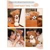 30cm Teddy Bear Doll Simulation Plush Toy Handmade Doll Cartoon Anime Cute Pillow Cushion Home Decoration Children's Birt