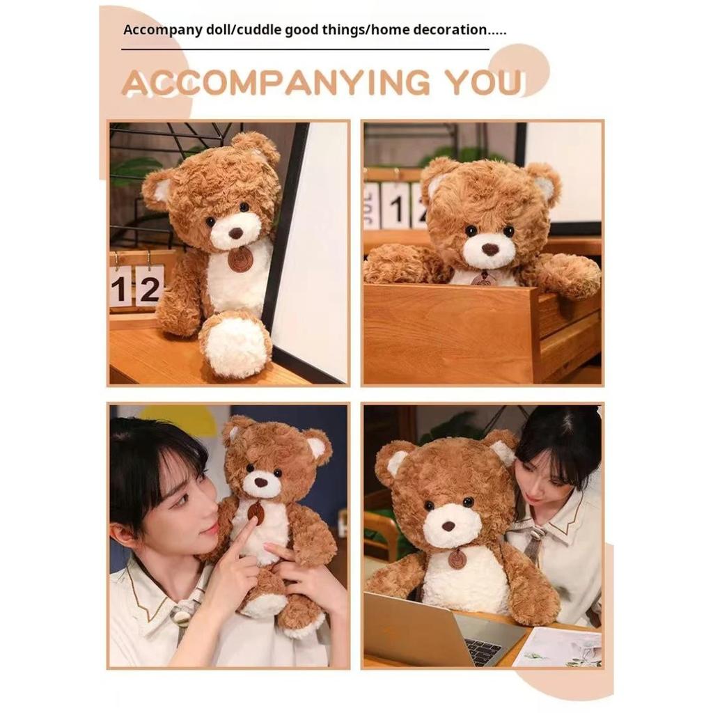 30cm Teddy Bear Doll Simulation Plush Toy Handmade Doll Cartoon Anime Cute Pillow Cushion Home Decoration Children's Birt