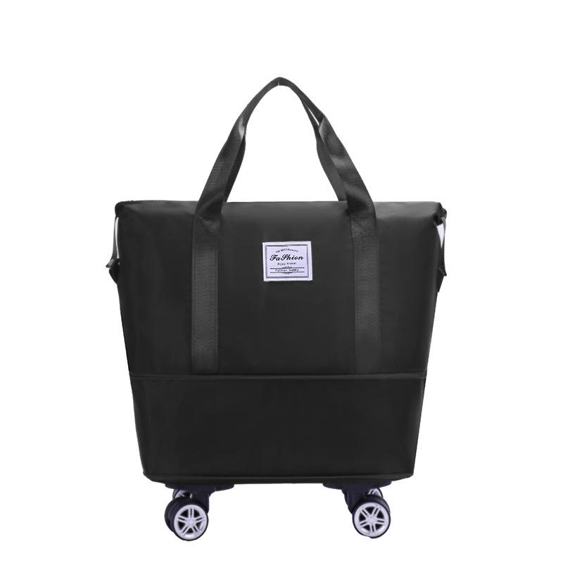 Large-capacity Travel Bag Removable Universal Wheel Extended Luggage Boarding Bag Student Moving and Maternity Storage Bag