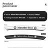 4Pcs Metal Car Wheel Hub Sticker Decorative Accessories For Mercedes Benz AMG GLE GLC W205 W206 W203 W204 W210 W212 W213