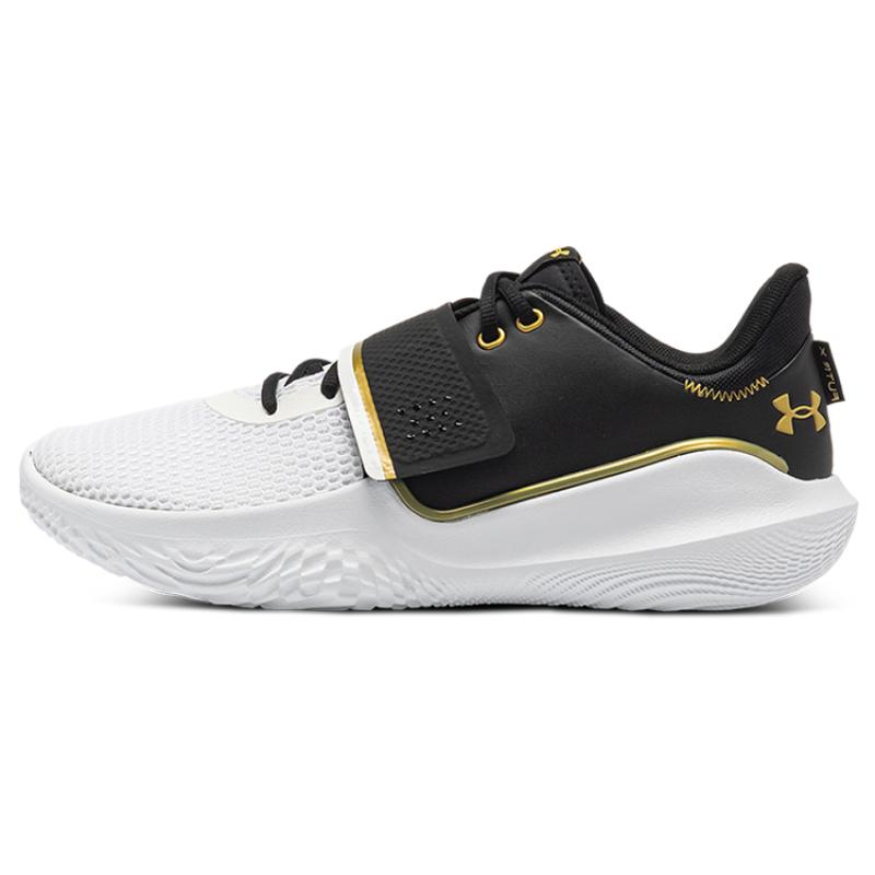 Under Armour Flow Futr X Black White Gold Sneakers 3024968-002
