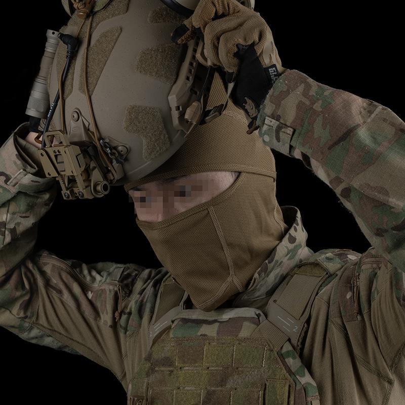 Tactical Full Face Breathable Elastic Sunscreen Outdoor Sports Snood Helmet Liner Headcover for All Seasons