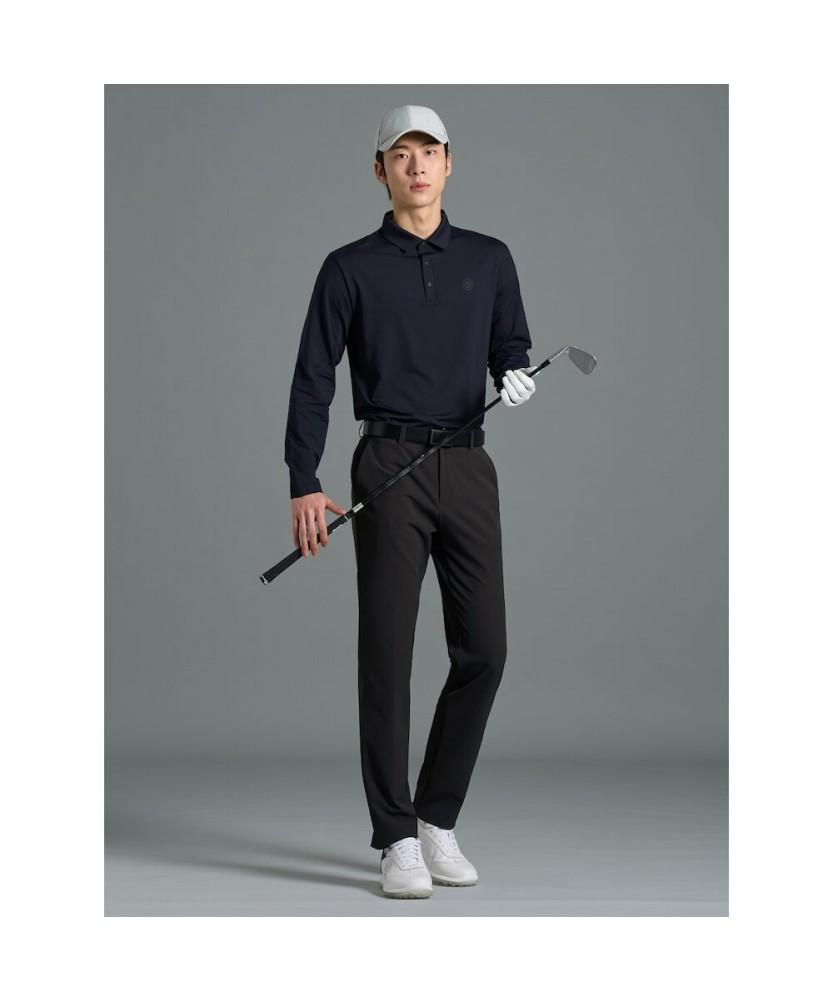 BEANPOLE GOLF [B_Under] Men'S Action Knit Collared T-Shirt Black