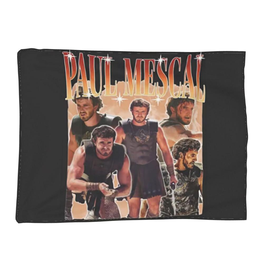 Paul Mescal Gladiator Blankets Soft Warm Flannel Throw Blanket Bedding for Bed Living room Picnic Travel Home Couch