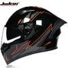 Jiekai Electric Motorcycle Helmet Men's and Women's Full Helmets Double Lenses Full Overlay Street Car Bluetooth Universal in All Seasons
