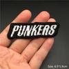 Totenkopf Punk Patches Für Kleidung Stickerei Streifen Diy Abzeichen Nähen Dekoration Kleidung Aufkleber Aufbügeln Aufnäher