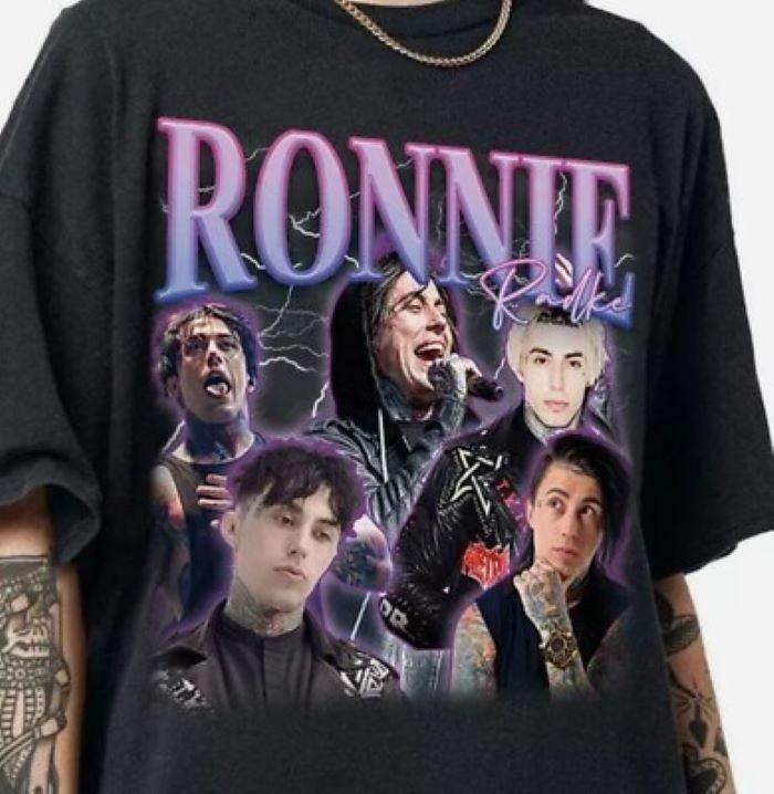 

Футболка Ronnie Radke Falling In Reverse Черная Хлопковая S-345XL НОВАЯ! Унисекс футболка OM671 S