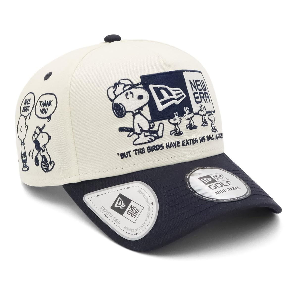 

[New Era] Гольф-кепка с магнитом, коллаборация Snoopy, Хром, БЕСПЛАТНЫЙ GF 940AFOP PEANUTS NEBOX CHR NVY