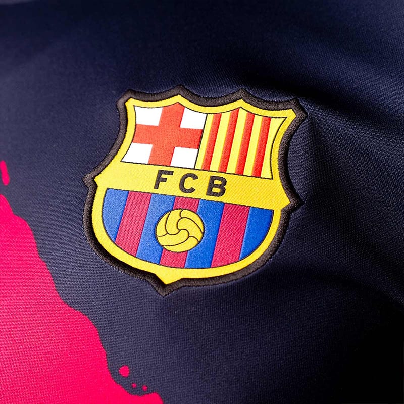 Nike Barcelona Soccer Jersey Men's Black AO7531-452