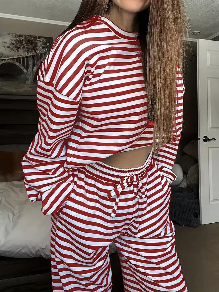 Women's Striped Two-Piece Suit - Autumn/Winter Collection