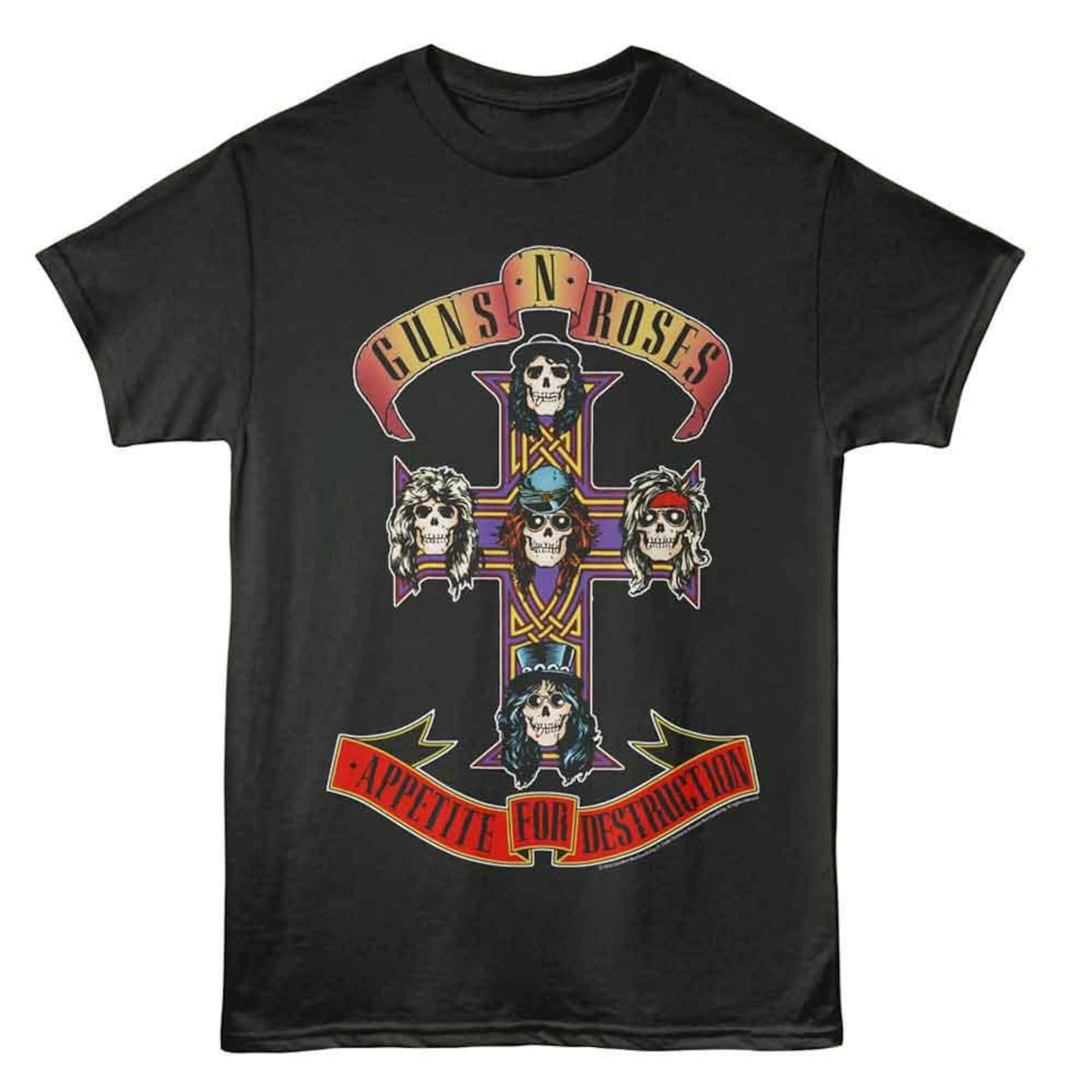 Guns N Roses Appetite For Destruction Smoke T-Shirt 3XL