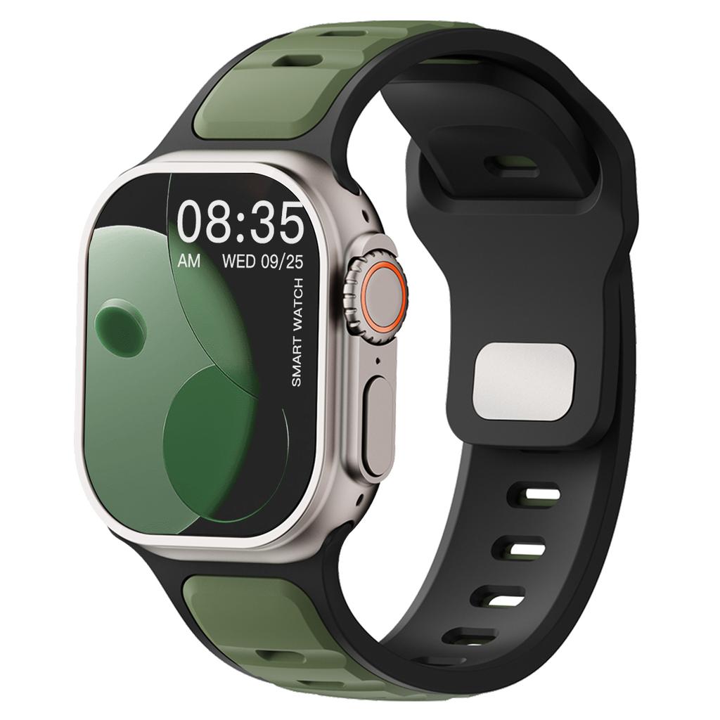 For Iwatch Series 11 10 9 8 7 6 5 4 SE3 Ultra 3/2 Silicone Strap Sports Band for Watch 49mm 46mm 45mm 44mm 42mm 41mm 40mm