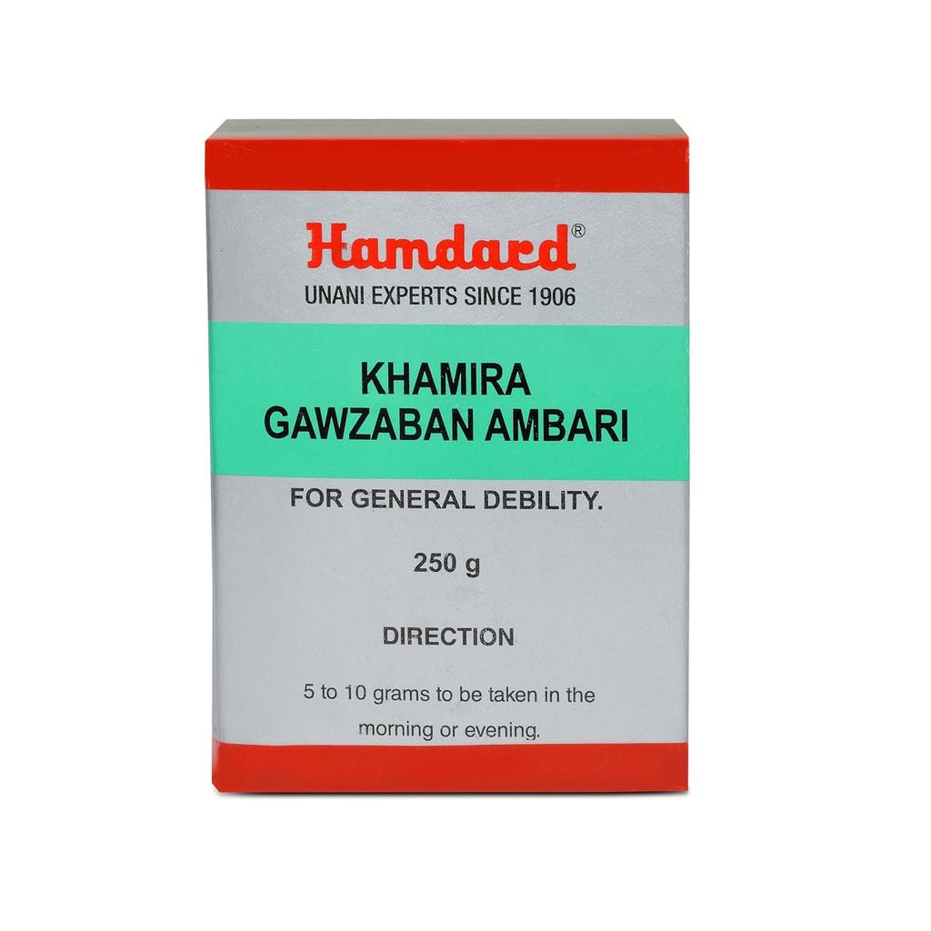 Hamdard Khamira Gawzaban Ambari 250gm Paste Pack of 1 Natural Multi-Herb Blend Strengthener