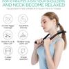 VOYOR Neck Massager Shiatsu Deep Tissue Dual Trigger Point Shoulder Massager for Pain Relief, Ergonomic Handle Design, Lightweight & Portable MS110