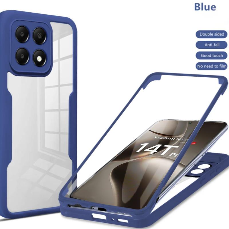 360 Full Cover Phone Cases for Xiaomi mi 14T 13T 12T 11T Pro Screen Protector Case for Xiaomi 14 Ultra 13 12 11 Pro Lite Cover