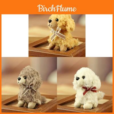 Plush Teddy Dog Keychain With Pp Cotton Filling For Couples And Travel Accessories
