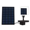 Solar Fountain Pump Direct Drive 6 Nozzles Low Power Consumption Solar Floating Fountain for Garden 7V