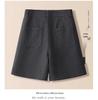 Women's High Waist Woolen A-line Shorts - 2025 Spring Collection