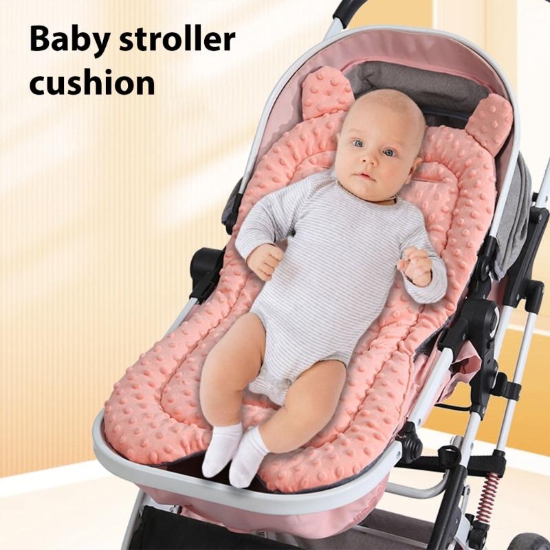 Infant Car Seats  Cushions Soft Headrest Pad Newborns Head Neck Support Cushions Dotted Pattern Pad for Strollers & Prams