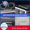 For Volkswagen VW Bil Metallemblem Vindusviskerklistremerker Reflekterende Dekorasjonsklistremerker Tilbehør For Volkswagen Sagitar Polo Passat R-Line