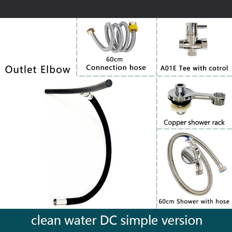 Salon Spa Waterfall Outlet Head Therapy Water Circulation Waterfall Frame for Shampoo Washbasin Accessory Style A