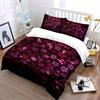 Pink and red flowers. Bedding sets Duvet cover sets Duvet covers Pillowcases(1 * Duvet Cover 2 * Pillowcases without duvet insert)
