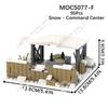 Military Series Modern Warfare Adult Building Blocks Set Toys Weapons Battlefield Outpost Tower Fort Artillery Block Model Gifts