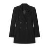 Rochie Blazer Dă-n Față Dublă Stil European & American pentru Femei - Colecția Iarnă 2025