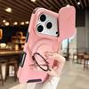 Armor Sliding Ring Holder For Magsasfe Phone Case For iPhone 17 Pro 15 16 14 13 12 11 Pro Max Shockproof Camera Protection Cover