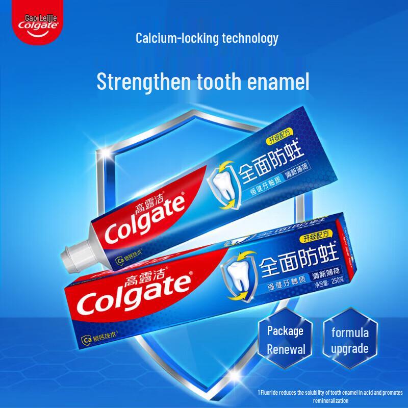 Colgate Fresh Mint Toothpaste & Toothbrush Set