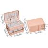 Multi-layers Jewelry Box Earrings Necklace Storage High-Capacity Case Gift Packaging Holder Travel Organizer Lady