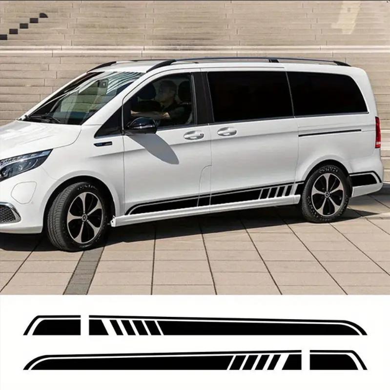 Dvoudílná sada bočních prahových polepů pro Toyota Alphard & Mercedes-Benz Vito