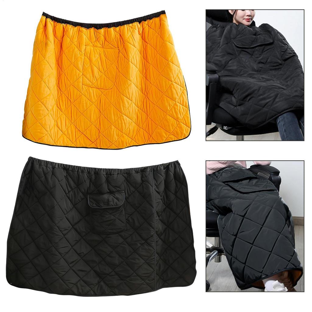 Motorcycle Leg Apron Cover Waterproof Thick Quilt Plush Lining Motorcycle Warm Leg Cover For Women Scooter Winter Outdoor Riding