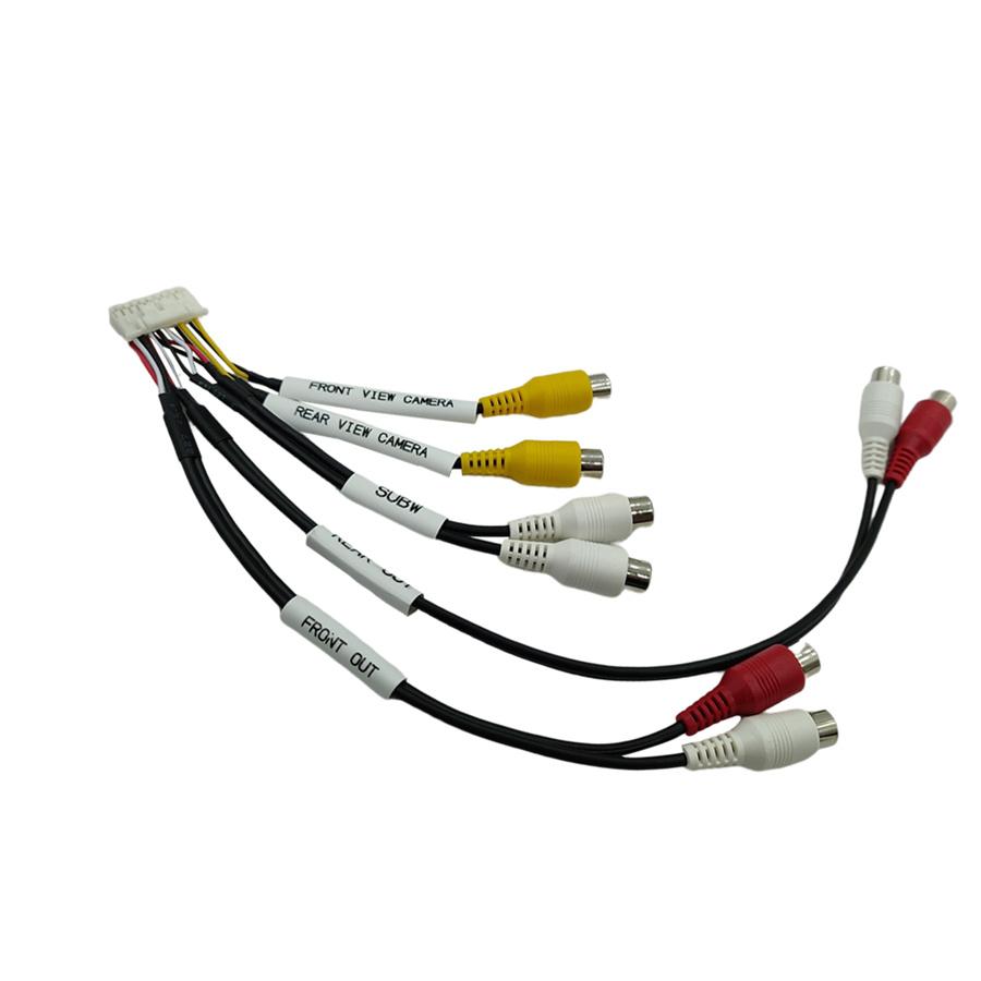 RCA Harness Cable Wire Connector Adapter for ILXW650 ILX-W650 ILX-W650E Front Camera Parts