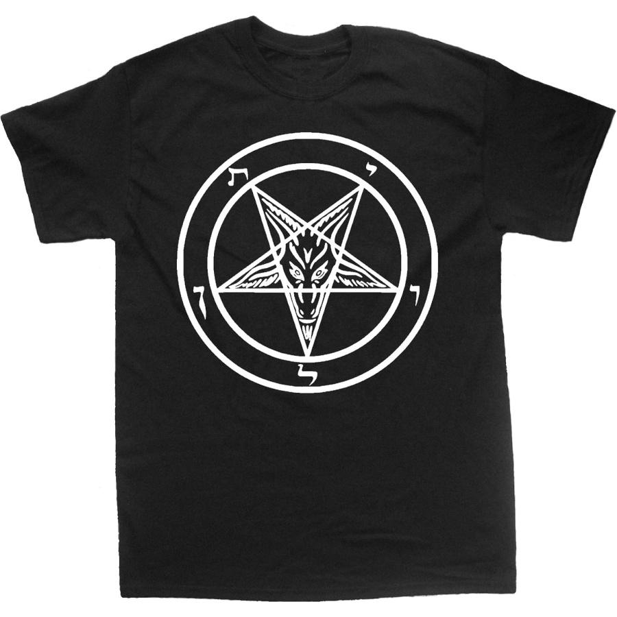

Pentagram Shirt - Baphomet Goat Skull Gothic Occult Satanic Leviathan Cross 666 XXXXXL різнокольоровий