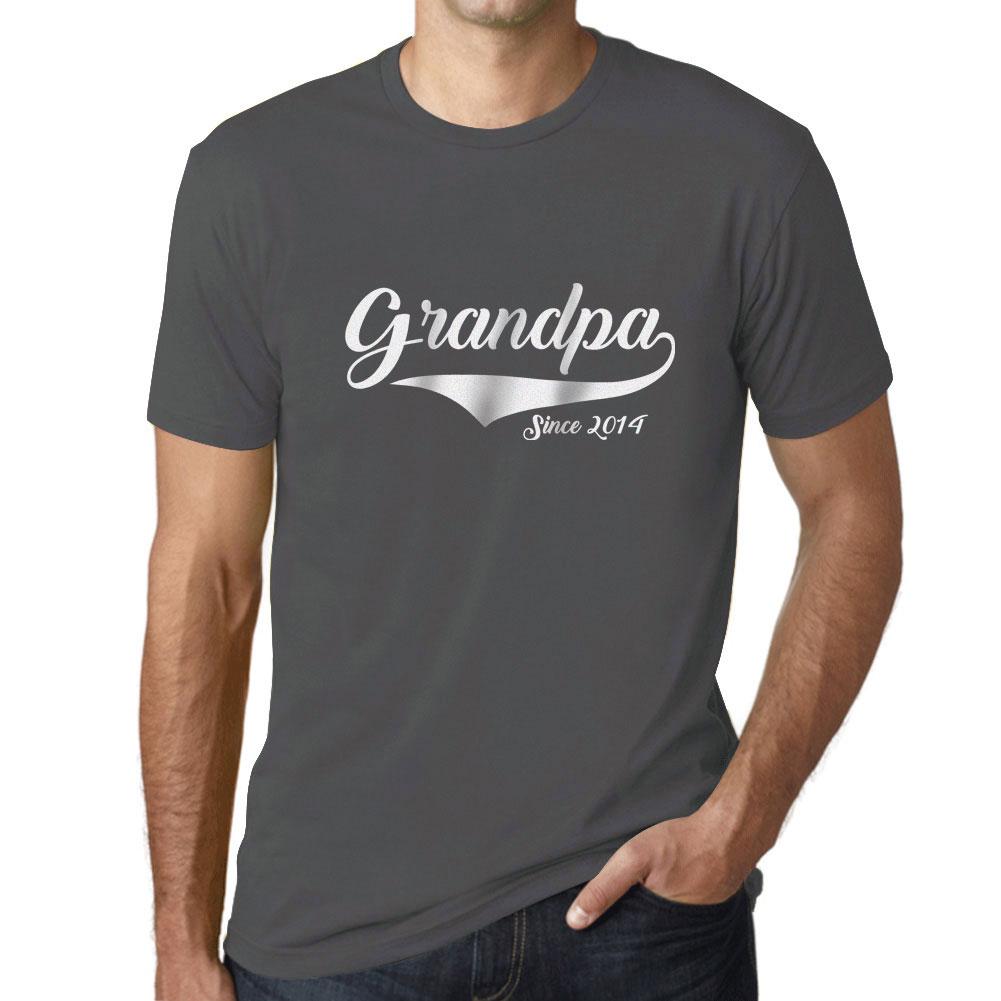 ULTRABASIC - Men’s Graphic T-Shirt Grandpa Since 2014 T-Shirt Funny