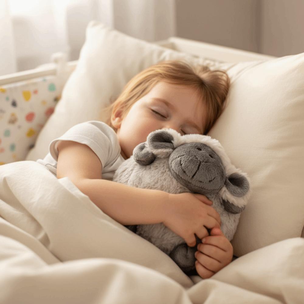 Cozy Stuffed Lamb Doll Huggable Plush Pillow Toy Gift Sheep Ball Doll Kids