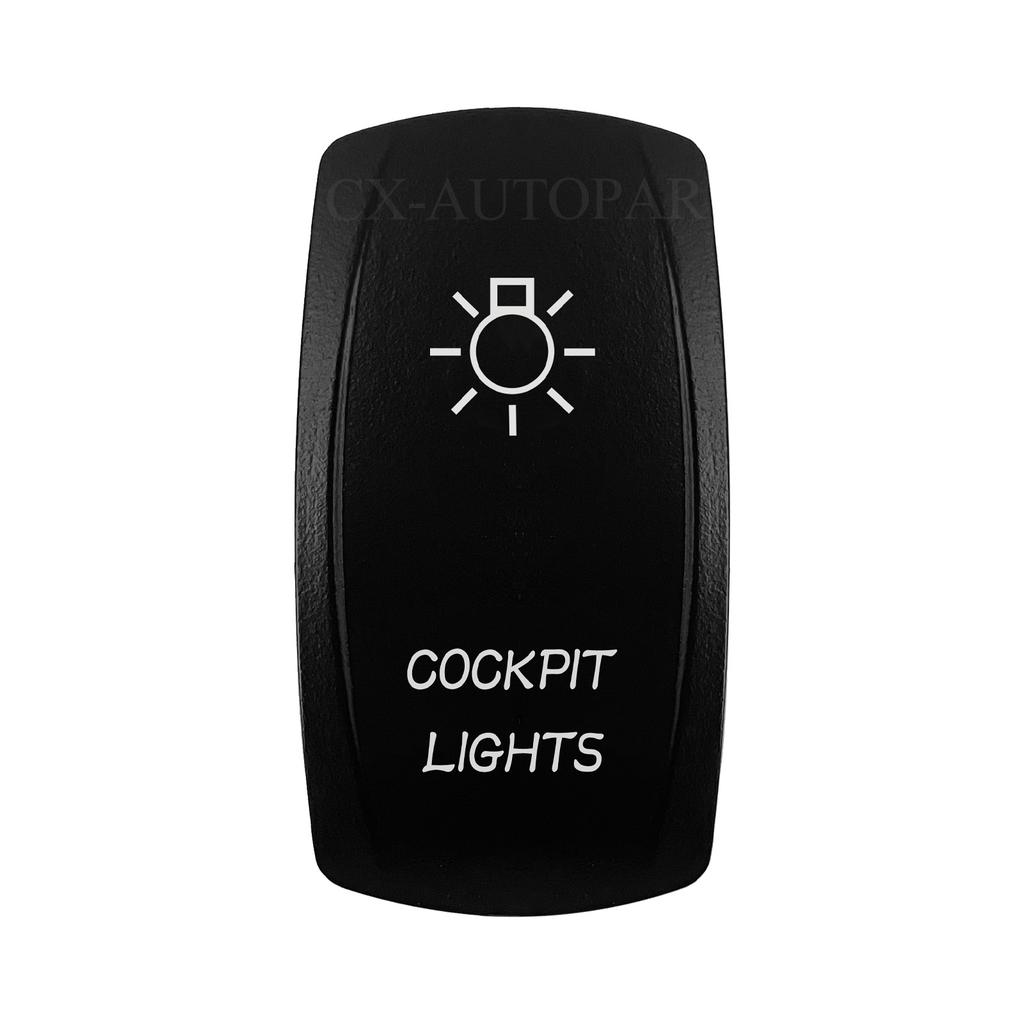 Laser-Engravable Rocker Switch Cap (No Body) - Switch Actuator Cover Replacement for 12V 24V Car Boat ATV Carling ARB Narva