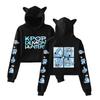 Family Set Anime K-Pop Demon Hunters Hoodie Harajuku Hip Hop Pullover Tops Sweatshirt UNISEX Sportswear Fashion Trends