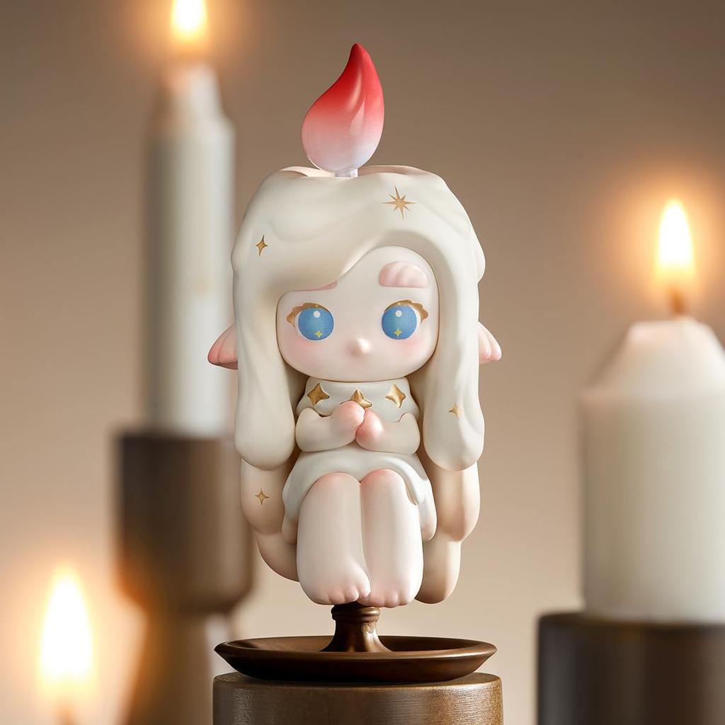 POP MART CHAKA Light Sprite Series Pop Mart Gachapon Blind Box Figure Plastic Model Premium Toy Soft Vinyl Original Character Birthday Gift [1 Piece]