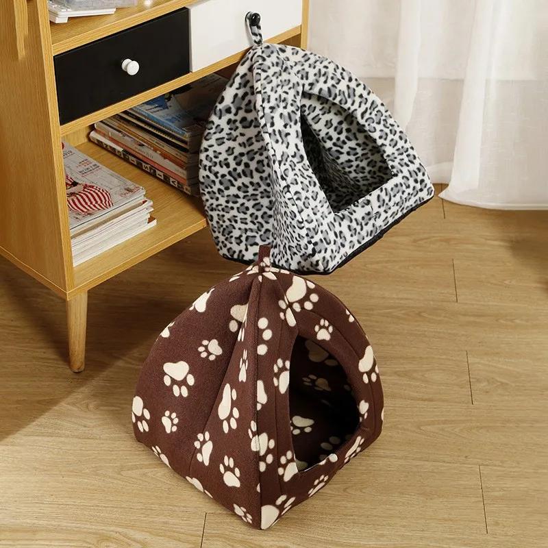 1pc Animal Theme Cat Bed Tent Soft Cat Nest, Suitable for Indoor, Movable and Convenient Pet Nest