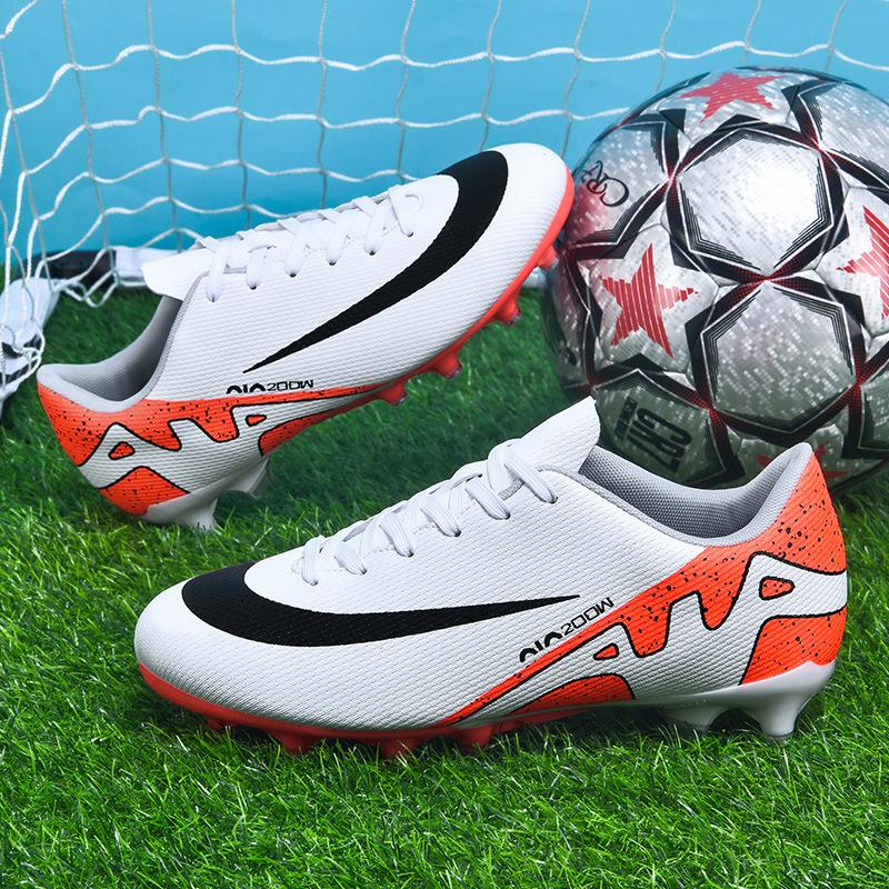 Low-top Football Shoes Men's Lightweight Adult Spikes Broken Nails Student Youth Game Football Shoes