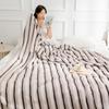 Soft Flannel Throw Blanket Lightweight Warm Bed Blanket For Bedroom Couch