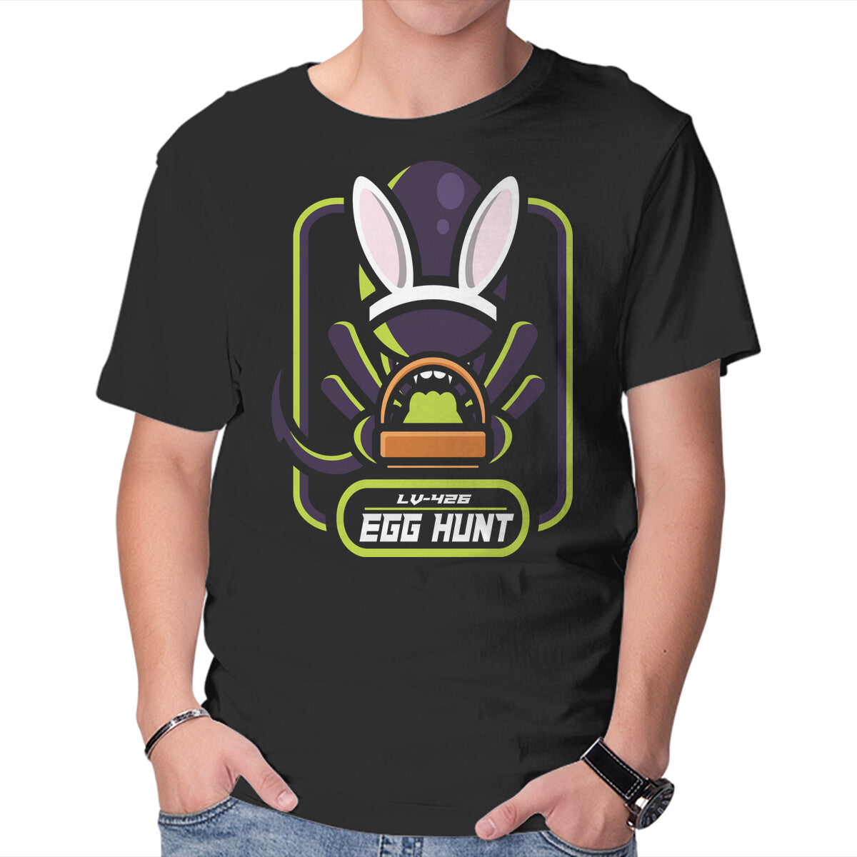Unisex Crew Neck T-Shirt Egg Hunt Graphic Short Sleeve Casual Tee XS