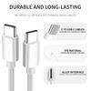 Hot Selling 1M 1.5M 2M 5A 6A Type-C to Type-C Fast Charging Cable Data Line Cable for Mobile Phones Devices Charger