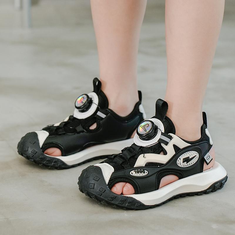 29-39 Children's Summer Anti Slip Wear Resistant Breathable Fashionable Baotou Sandals Beach Shoes